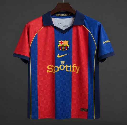 26/27 Barcelona Vintage-Inspired Home Football Shirt