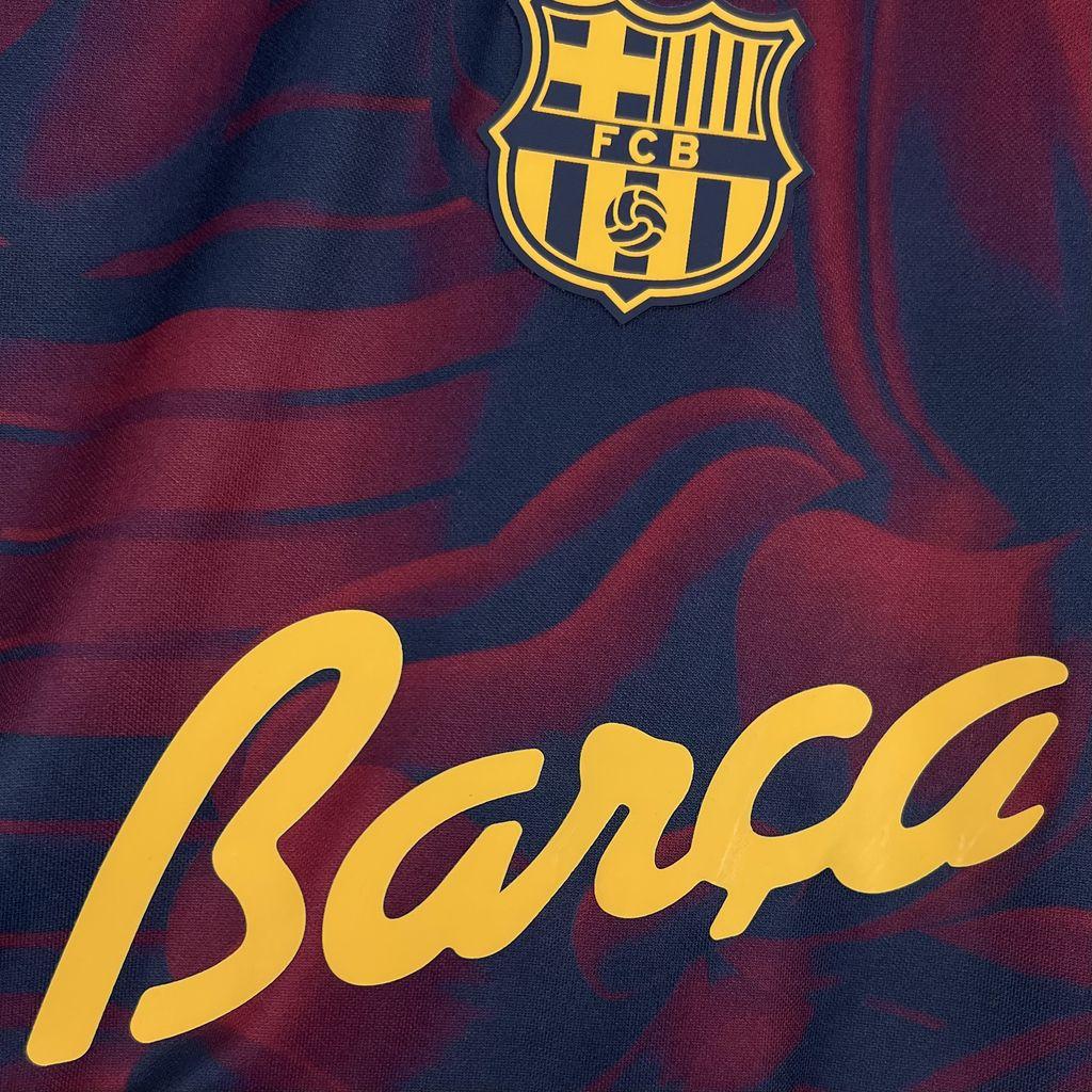 26/27 Barcelona Special Abstract Red & Blue "Barça" Script Shirt