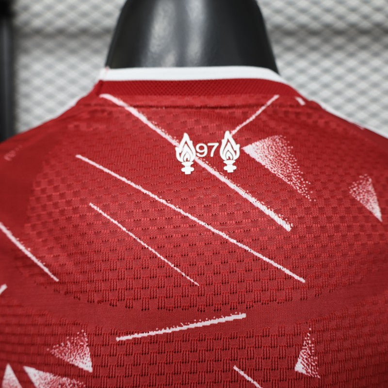 Player Version 26/27 Liverpool Red with Geometric Shatter Pattern Home Special Edition Shirt