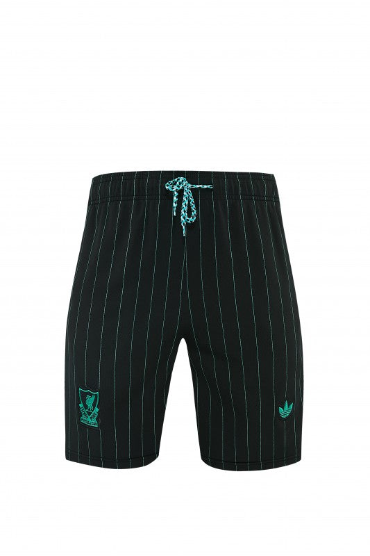 26/27  Liverpool  Black Short Sleeve+Soccer Shorts