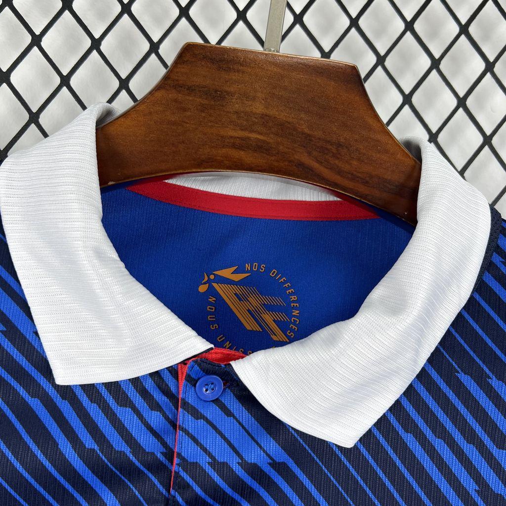 2026 Mens France World Cup Home Long Sleeve Shirt