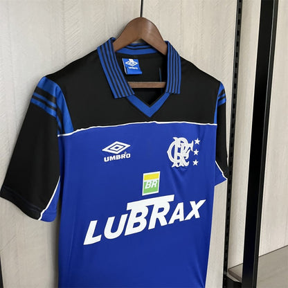99/00 Retro Flamengo Goalkeeper Blue Shirt