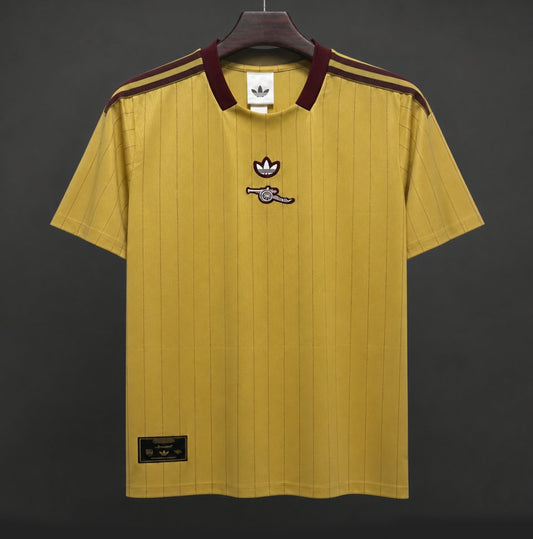 2026 Arsenal Adidas Terrace Icons Yellow Shirt
