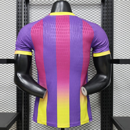 Player Version 26/27 FC Barcelona Third Purple Pink Yellow Stripe  Shirt