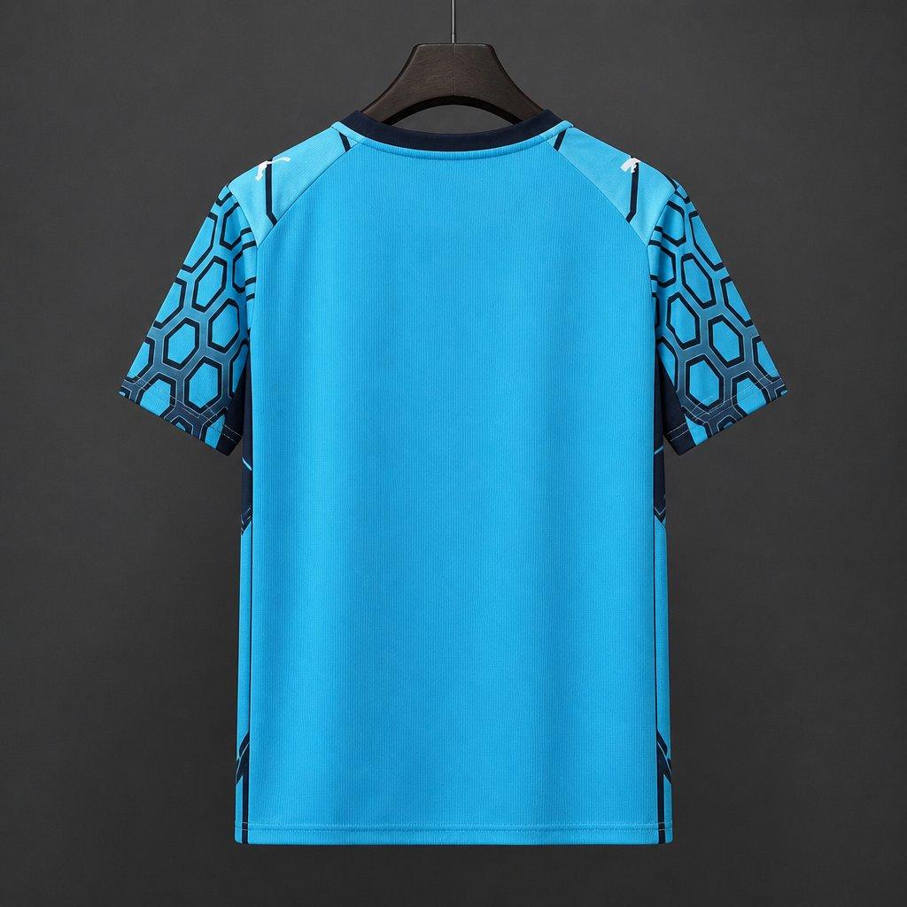 26/27 Olympique Marseille Goalkeeper Bright Aqua/Club Navy Shirt