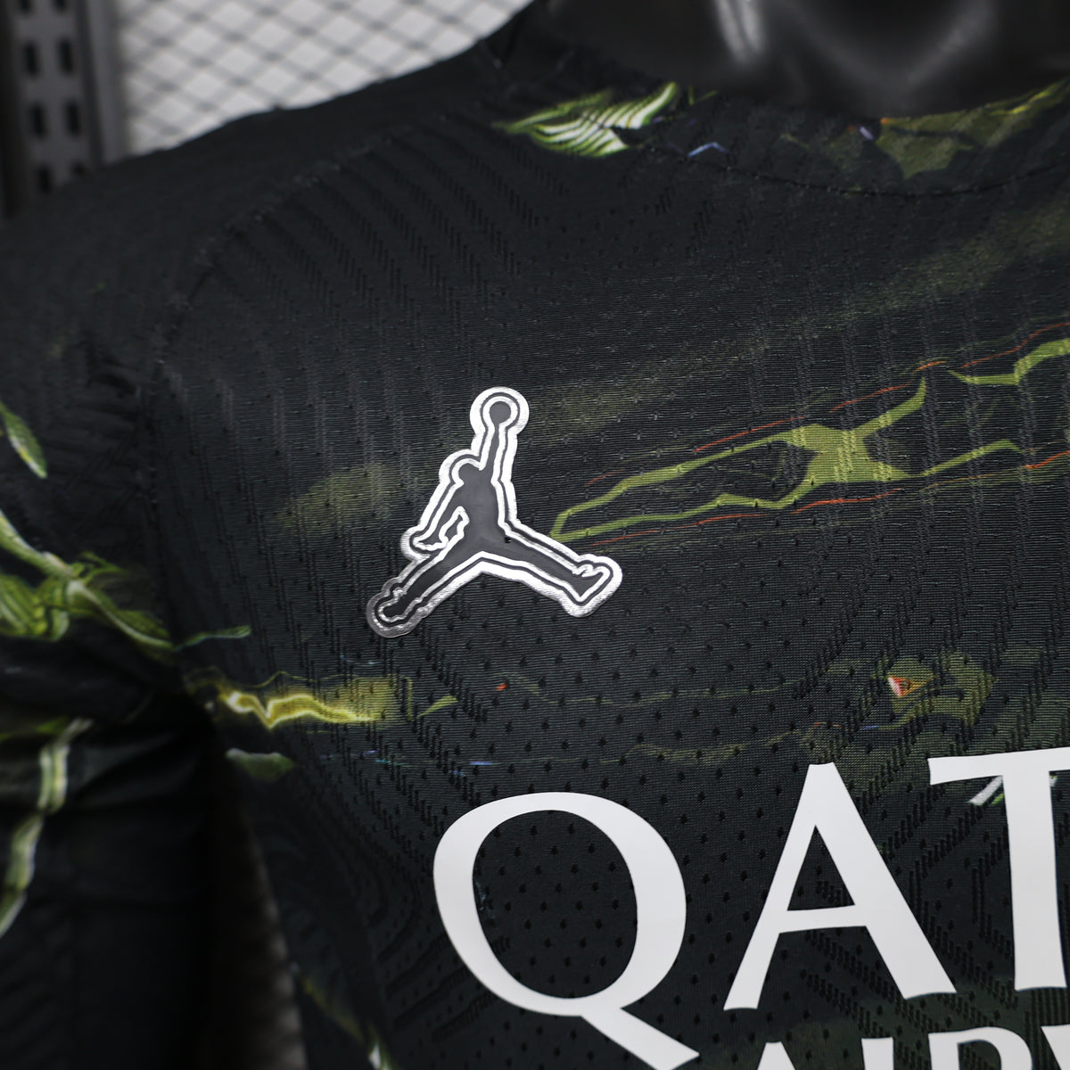 Player Version 26/27 Paris Saint-Germain Fourth Black & Gold/Green Lava Print Long Sleeve Special Edition Shirt