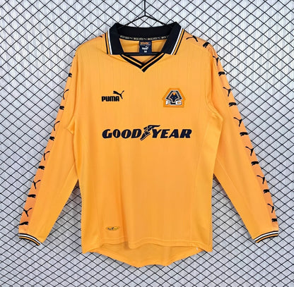 Retro 98/99 Wolverhampton Wanderers Home Long Sleeve Shirt