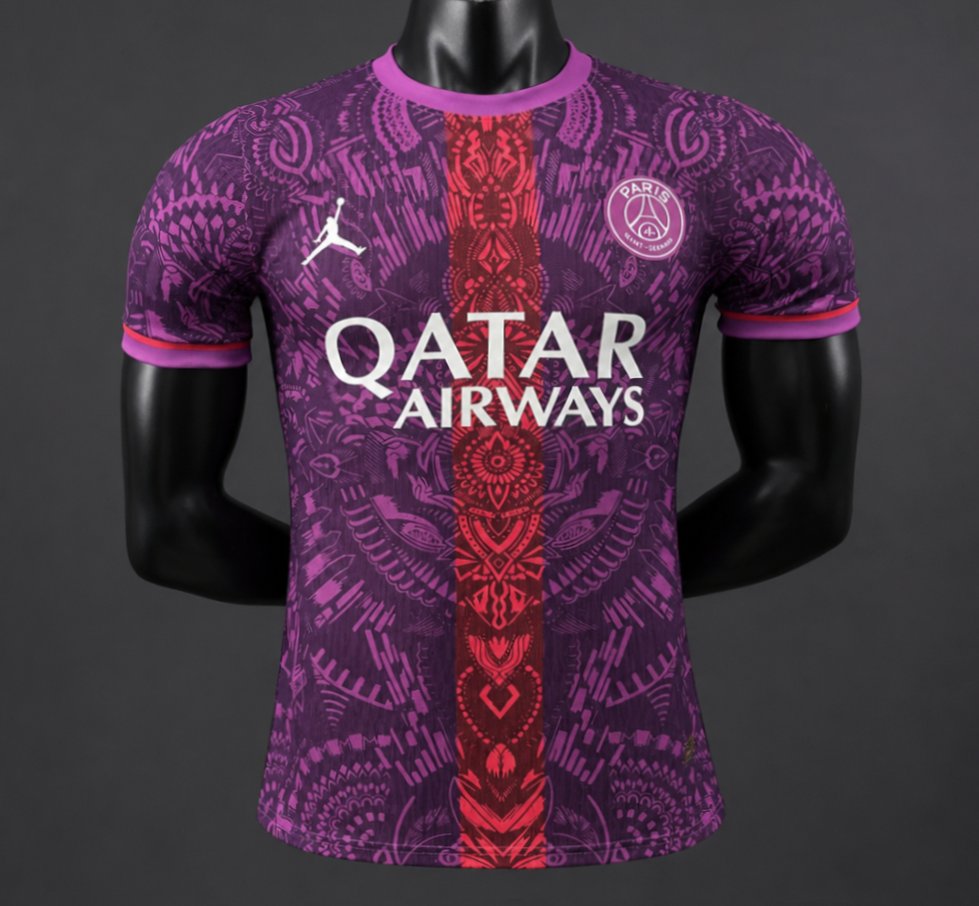 Player Version 26/27 Paris Saint-Germain Purple with Tribal Pattern Special Edition Shirt
