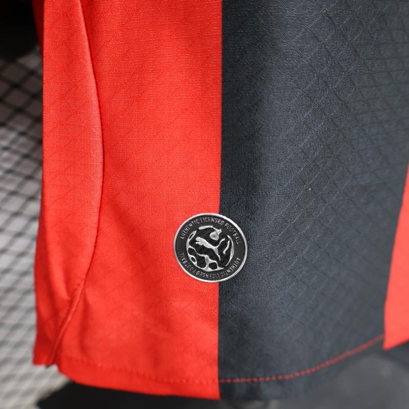Player Version 26/27 AC Milan Red & Black Vertical Stripe Home Shirt
