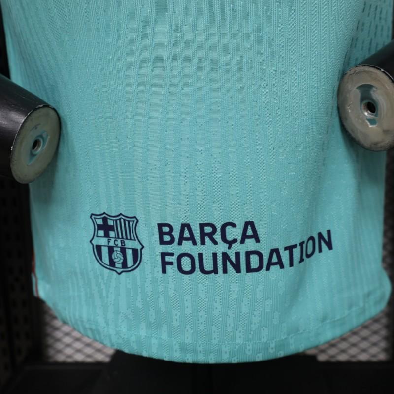 Player Version 26/27 FC Barcelona Teal & Aqua BlueThird Shirt