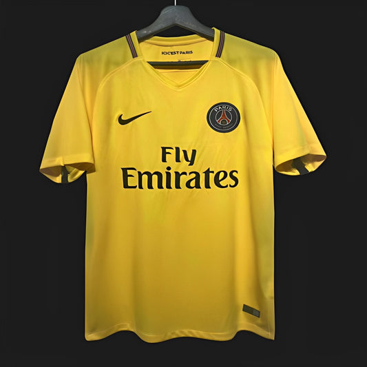 Retro 17/18 PSG Away Yellow Shirt
