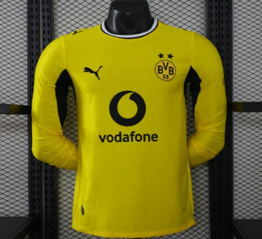 Player Version 26/27  Borussia Dortmund Yellow Home Long Sleeve Shirt