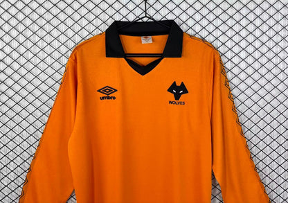 Retro 80/81 Wolverhampton Wanderers Home Long Sleeve Shirt