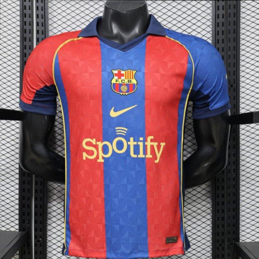 Player Version 26/27 FC Barcelona Home Red Blue  Stripe Shirt