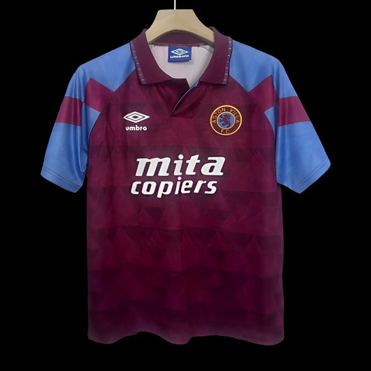 Retro 90/92 Aston Villa Home Shirt