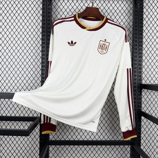 2026 Mens Spain World Cup Away Long Sleeve Shirt