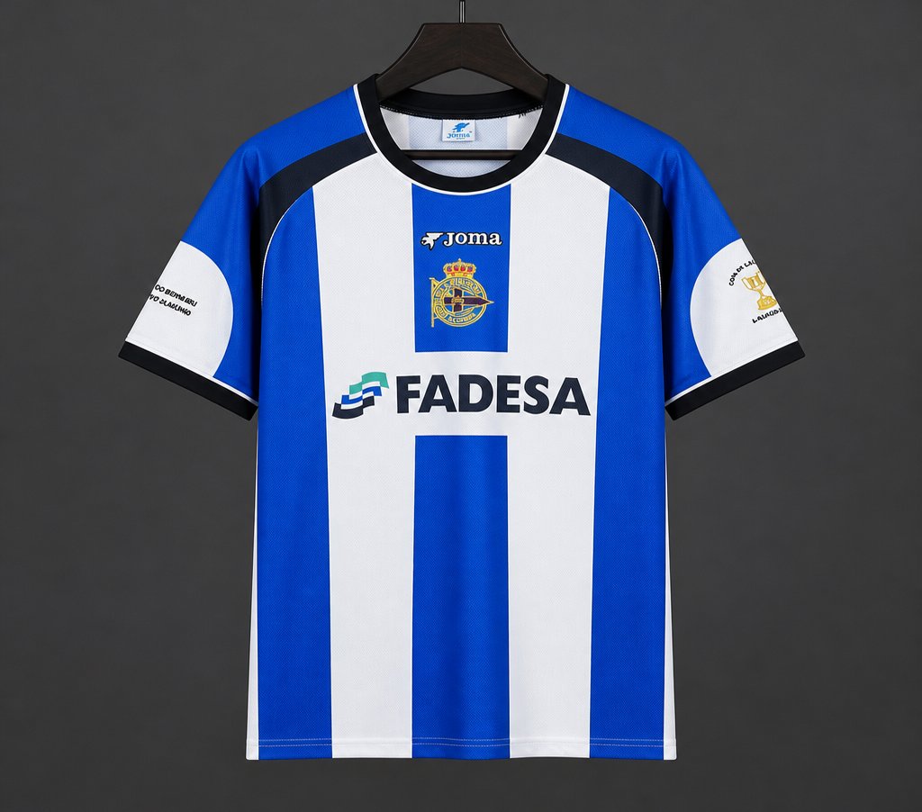 Retro 02/03 Deportivo de La Coruña Home Shirt