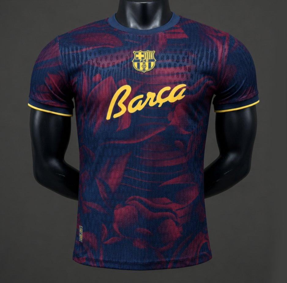 Player Version 26/27 Barcelona Special Abstract Red & Blue "Barça" Script Shirt