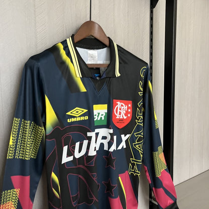 Retro1997/98 Flamengo Black Goalkeeper Long Sleeve Shirt