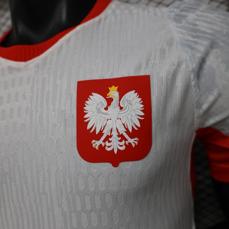 Player Version 2026 Poland Home White  Shirt