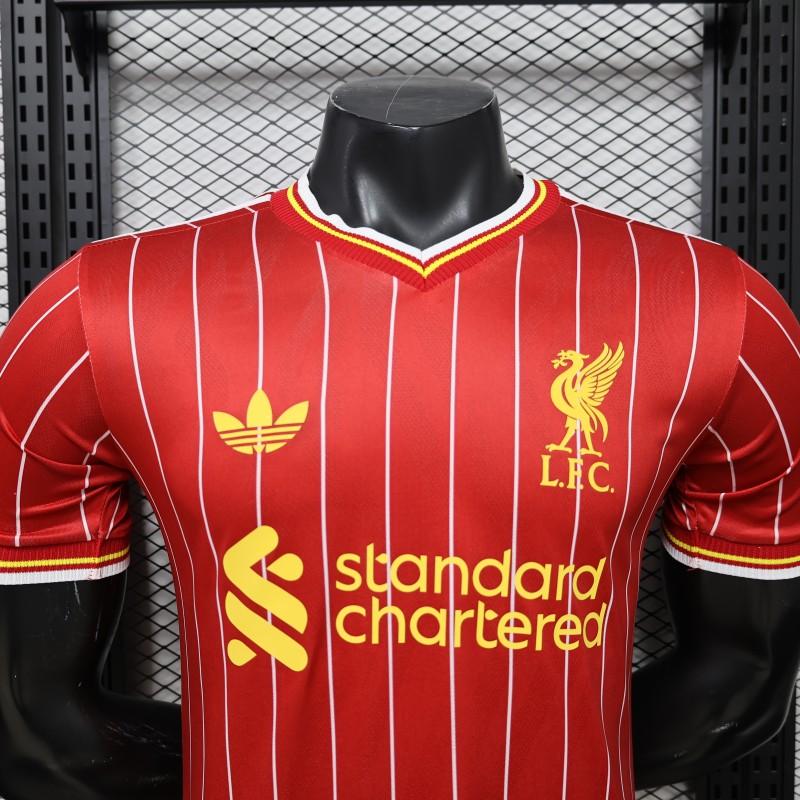 Player Version 26/27 Liverpool Red with White Pinstripe Home Shirt