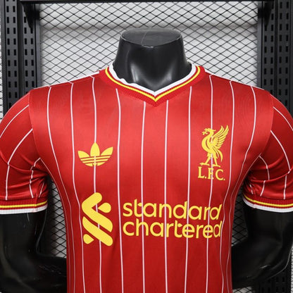 Player Version 26/27 Liverpool Red with White Pinstripe Home Shirt