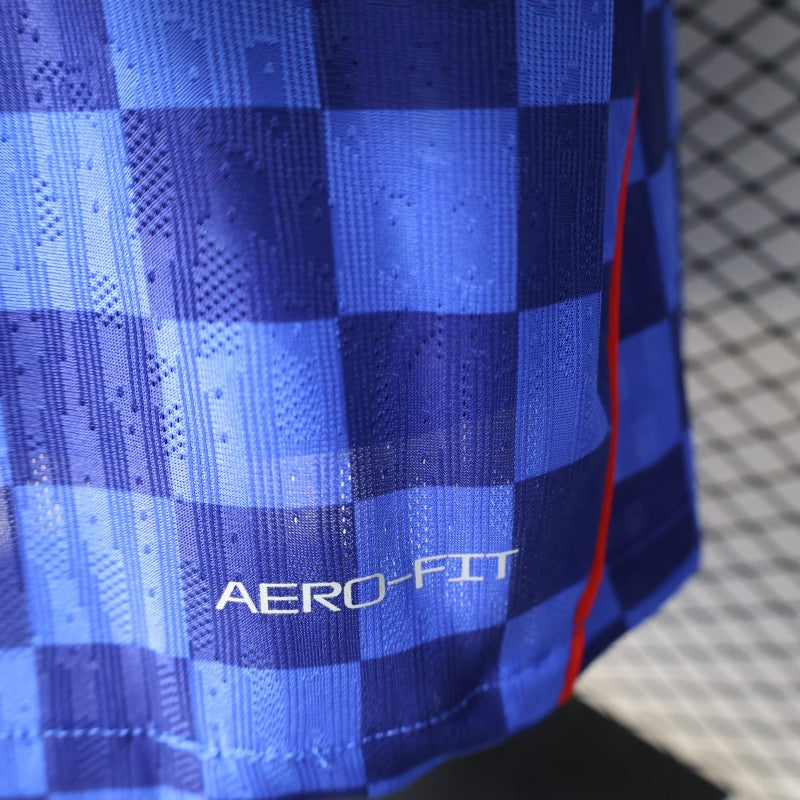 Player Version 2026 Croatia Away Blue  Shirt