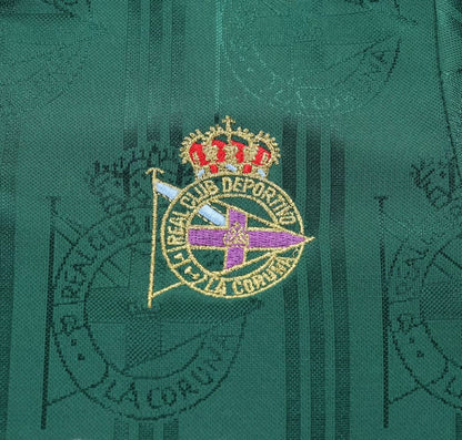 Retro Kids 99/00 Deportivo de La Coruna Away Green Shirt