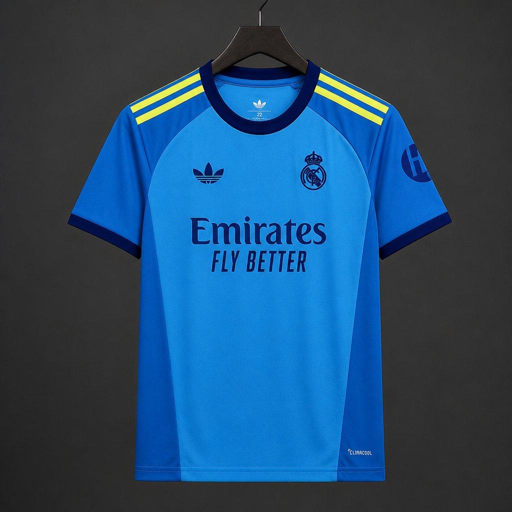 26/27 Real Madrid Goalkeeper Away Blue Shirt