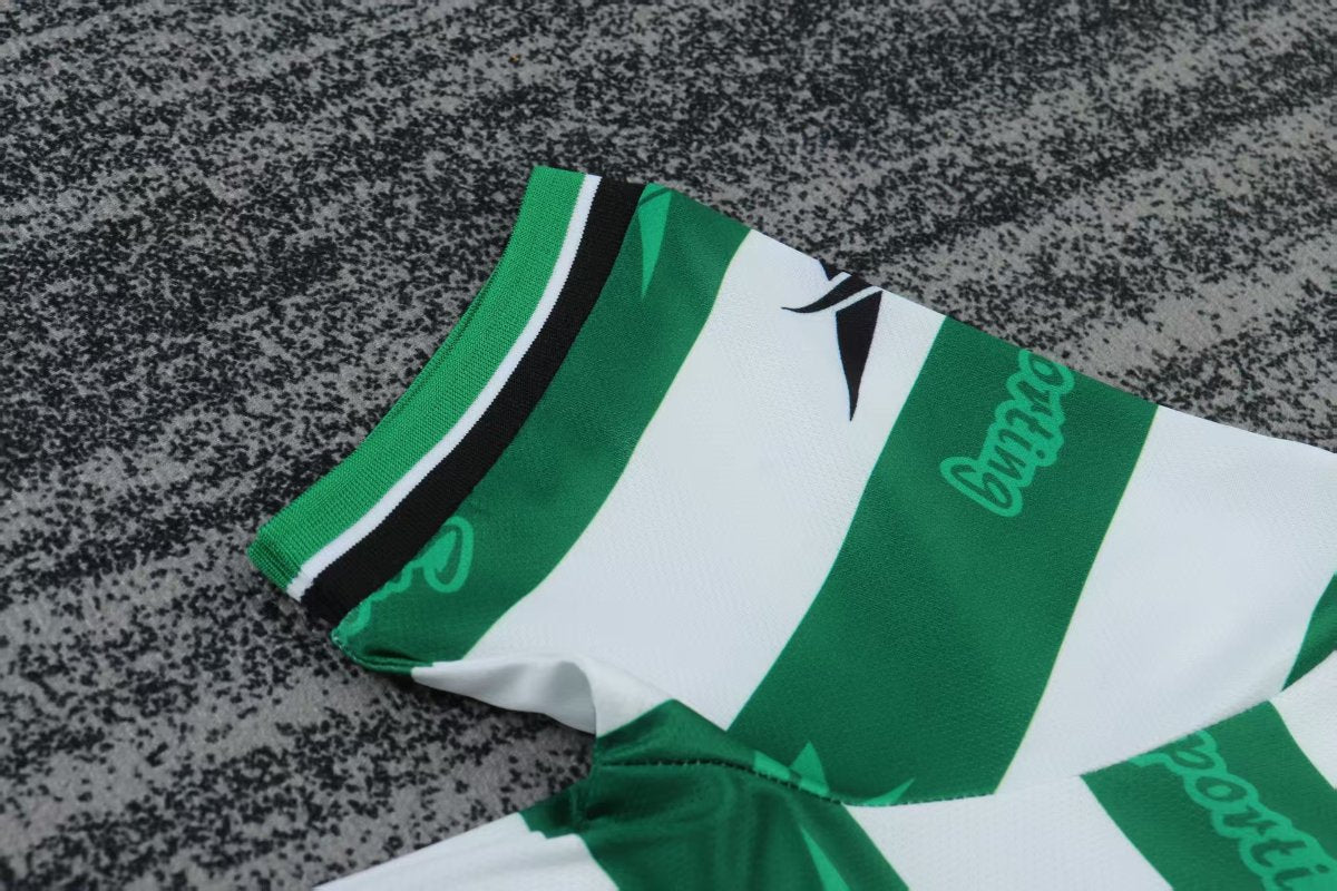 Retro 99/00 Kids Sporting Lisbon Home Shirt