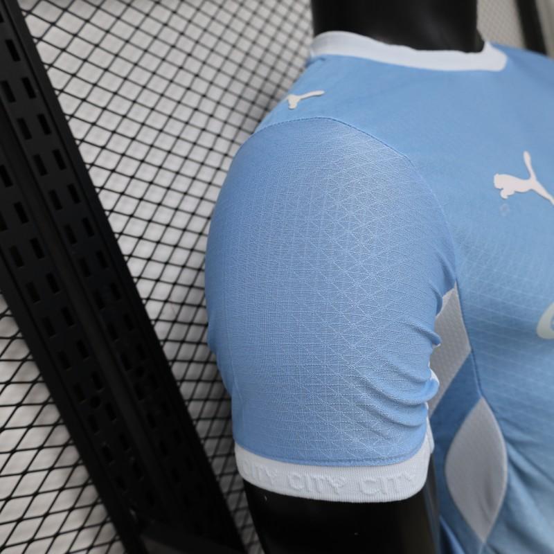 Player Version 26/27 Manchester City Sky Blue with White Side Panel Home Shirt