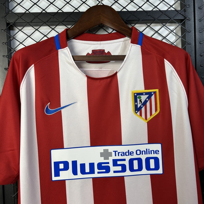16/17 Retro Atletico Madrid Home Shirt