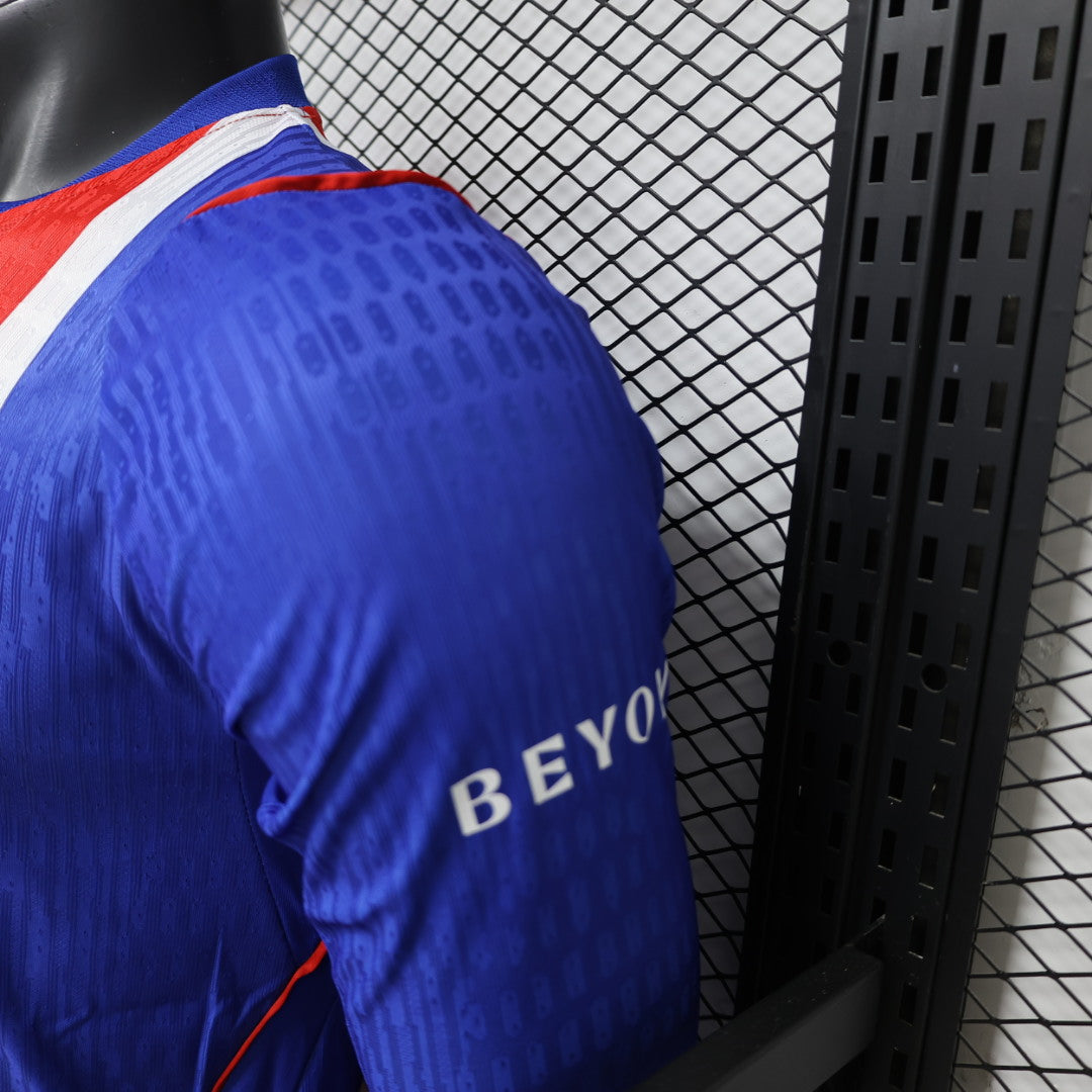 Player Version 26/27 PSG Blue & Red Stripe Long Sleeve Home Shirt