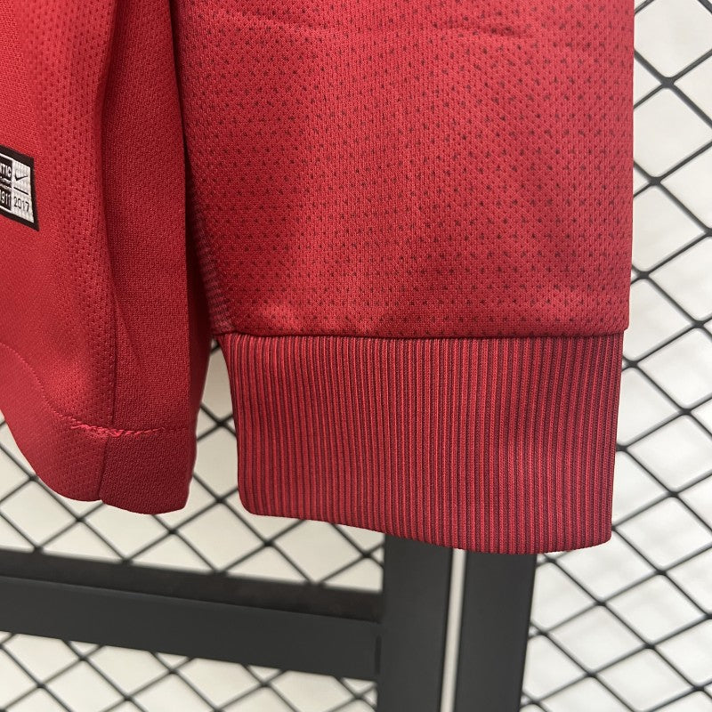 Retro 17/18 Roma Home Long Sleeve Shirt