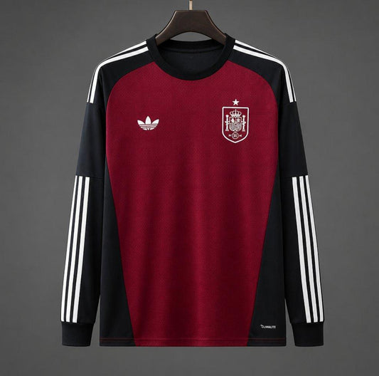 2026 Spain World Cup Goalkeeper Red Long Sleeve Shirt