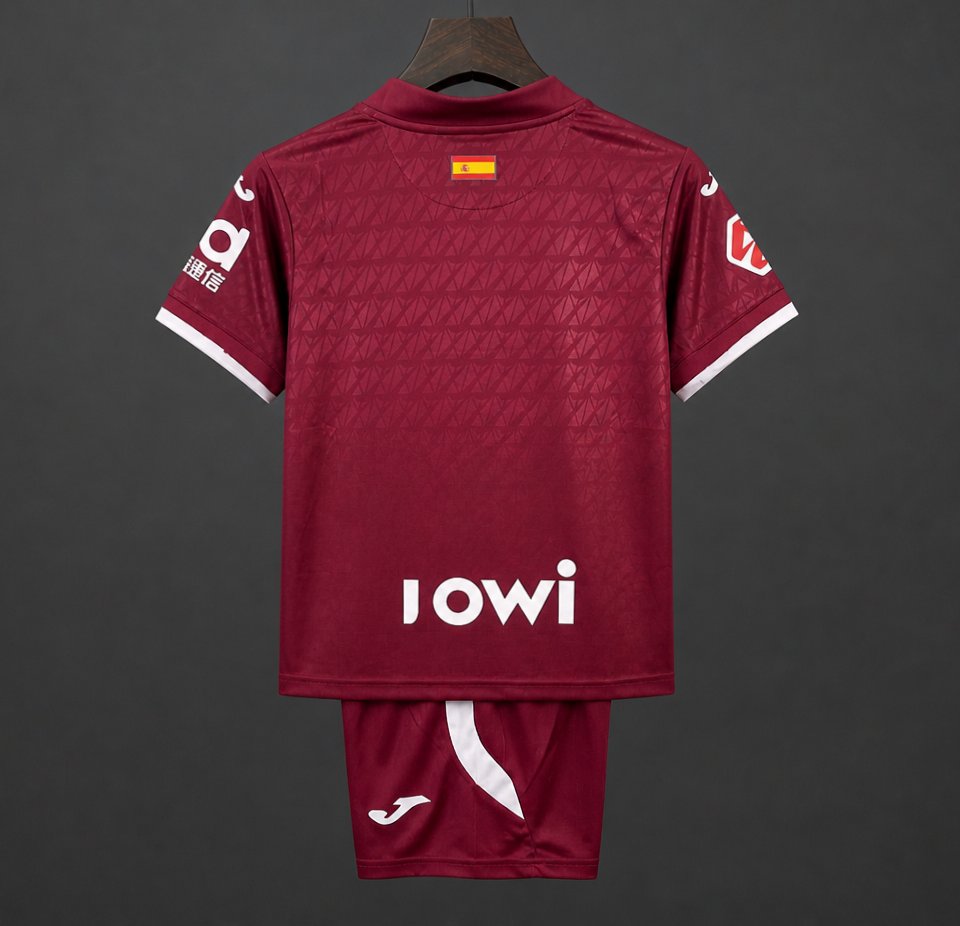 2026 Kids Getafe CF Away Wine Shirt