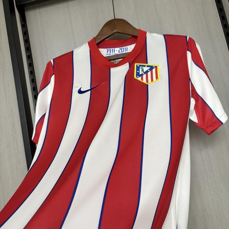 2011/12 Retro Atletico Madrid Champions League Edition Home Shirt S-