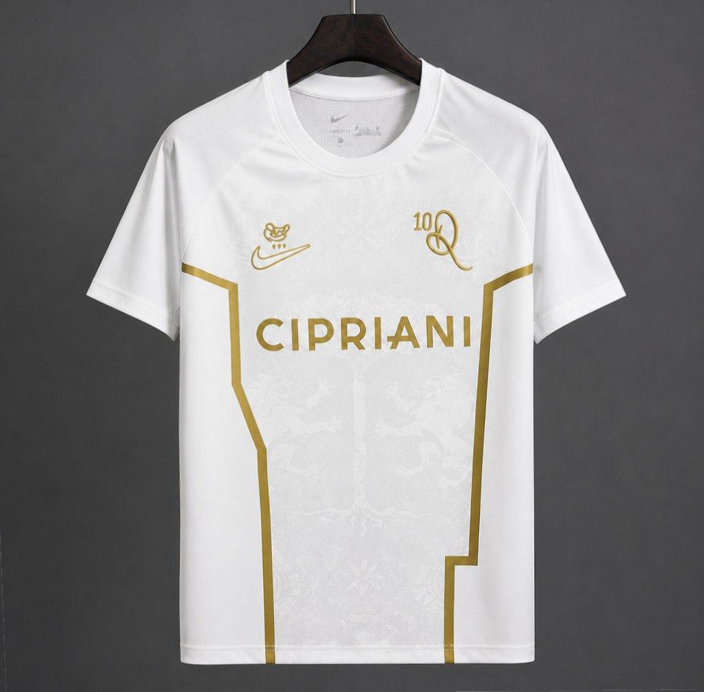 26/27 Ronaldinho 10 Ravenna FC White/Golden Special Edition Shirt
