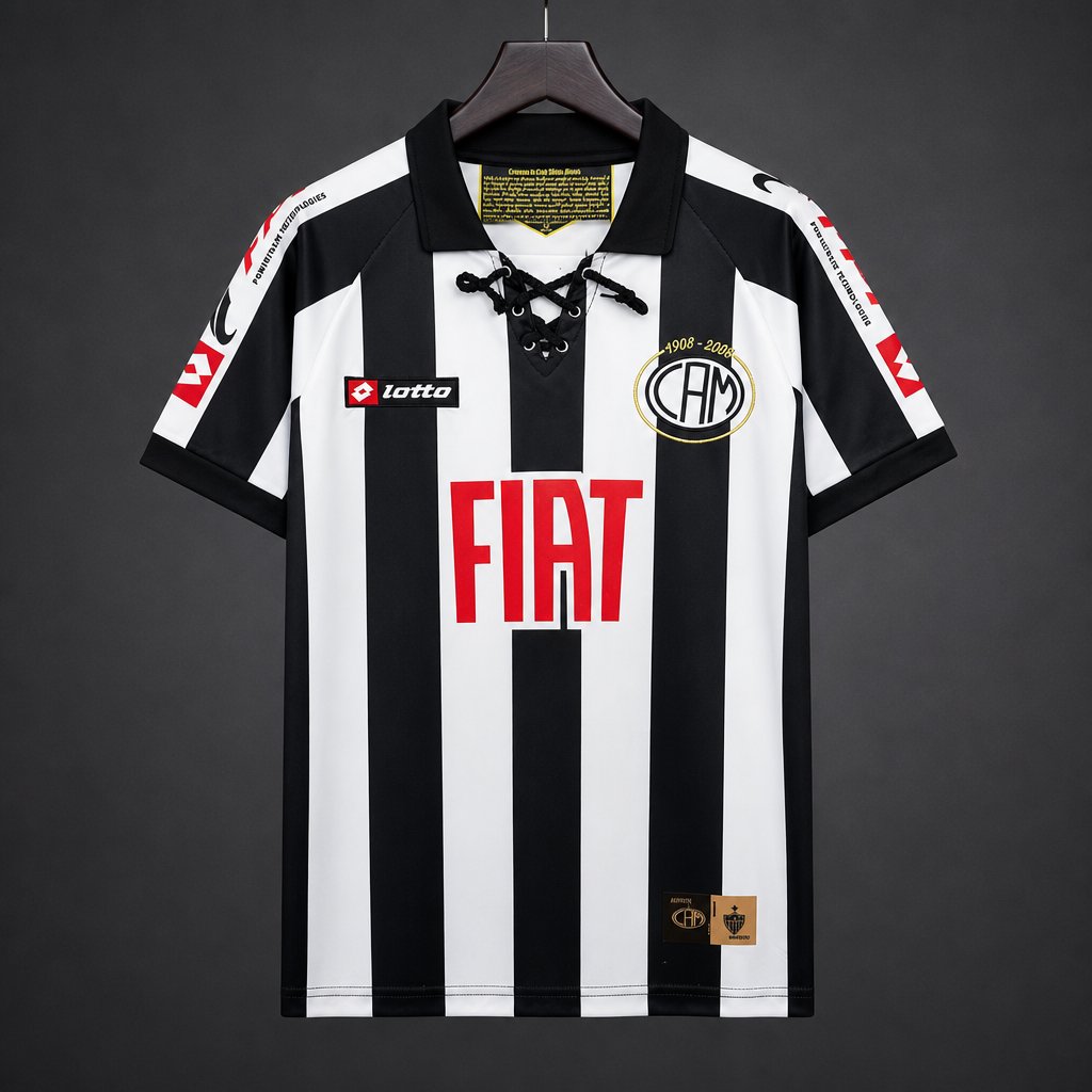 Retro 2008 Atlético Mineiro Centenary Special Edition Shirt