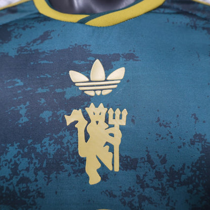 Player Version 26/27 Manchester United Teal & Gold Third Special Edition Shirt