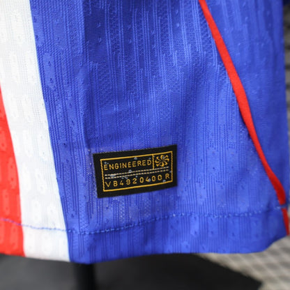 Player Version 26/27 PSG Blue & Red Stripe Long Sleeve Home Shirt