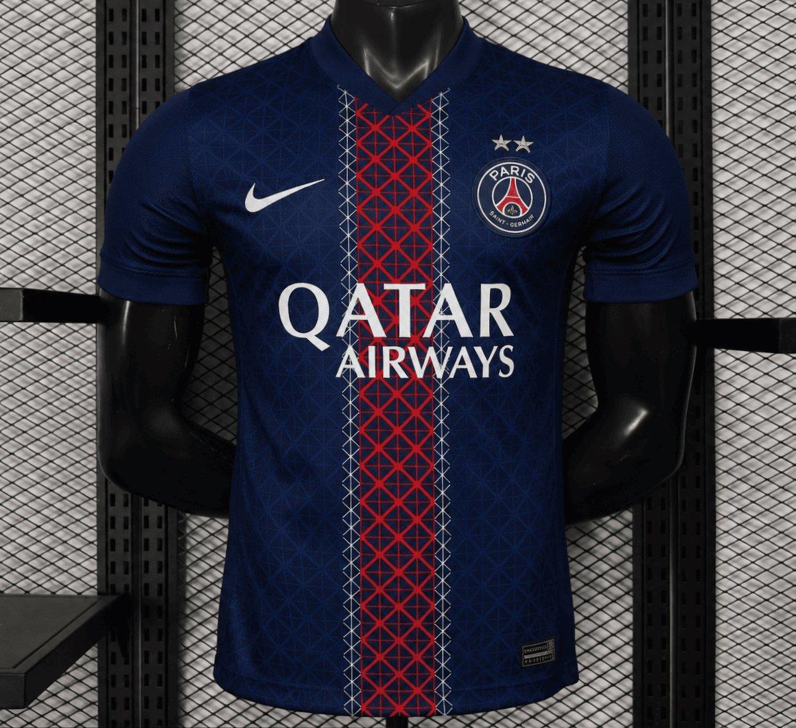 Player Version 2 Star 25/26 PSG Home Shirt With Champions of Europe 2026 Printing