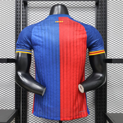 Player Version 26/27 FC Barcelona Royal Blue & Garnet Red Vertical Stripes  Special Edition Shirt