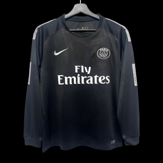 Retro 17/18 PSG Third Long Sleeve Shirt