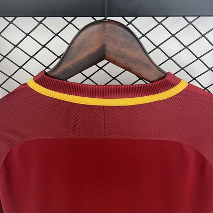 Retro 17/18 Roma Home Long Sleeve Shirt