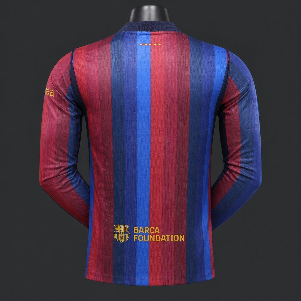 Player Version 26/27 Barcelona Long Sleeve Home Shirt