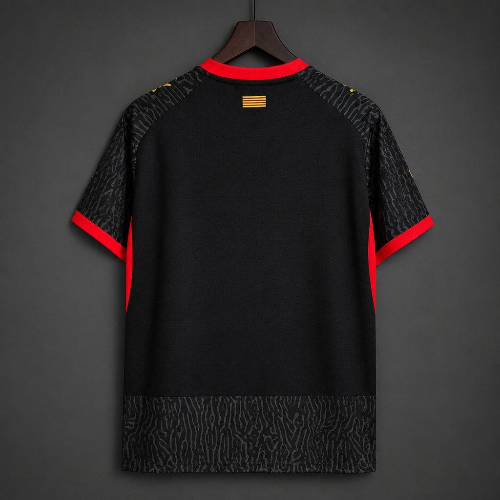 26/27 Girona Away Black Shirt