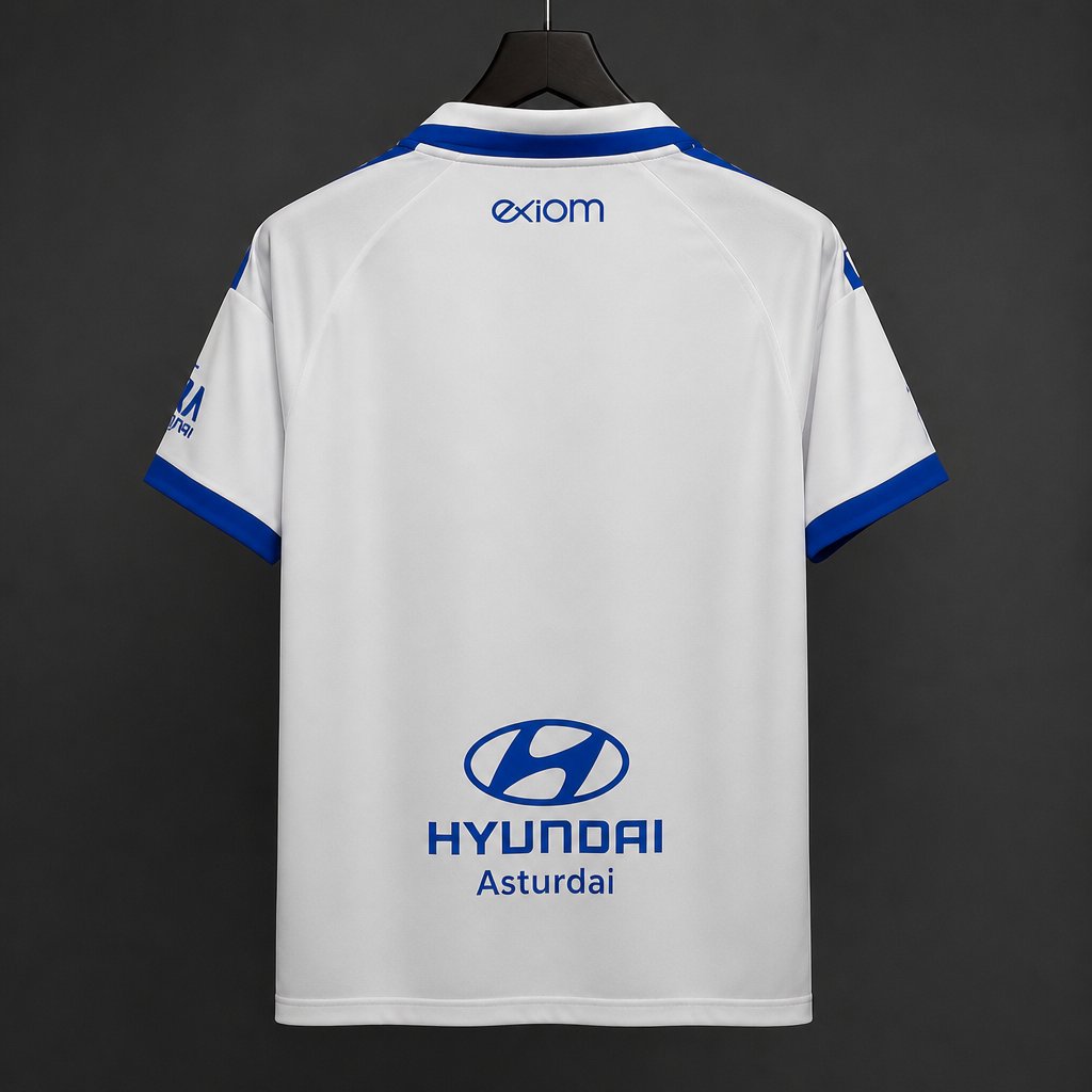 26/27 Real Oviedo Away White&Blue Shirt