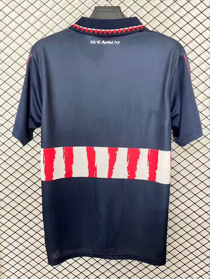 Retro 97/98 Atletico Madrid Away Navy Shirt