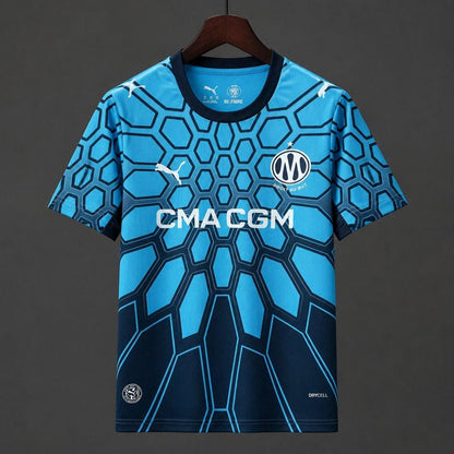 26/27 Olympique Marseille Goalkeeper Bright Aqua/Club Navy Shirt